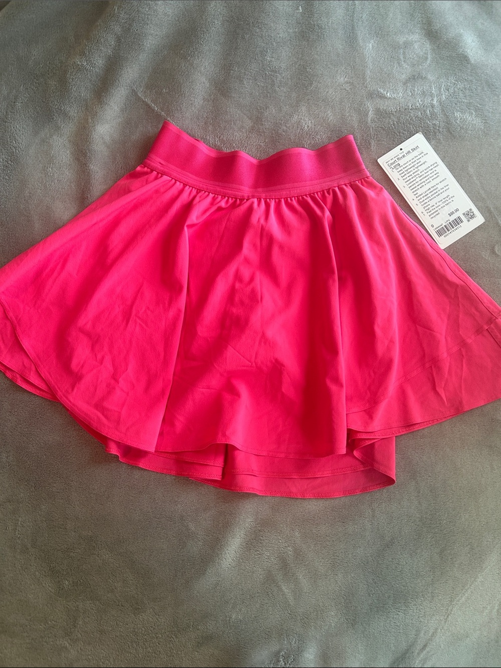 lululemon athletica Bright Pink Court Rival skirt